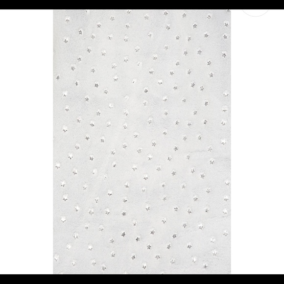 NWT superdown Roxy FaxFur Goat Grey Metallic Stars - Picture 6 of 6